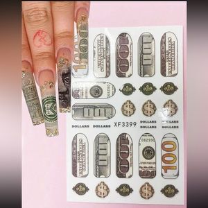 Cash Money Nail Art
